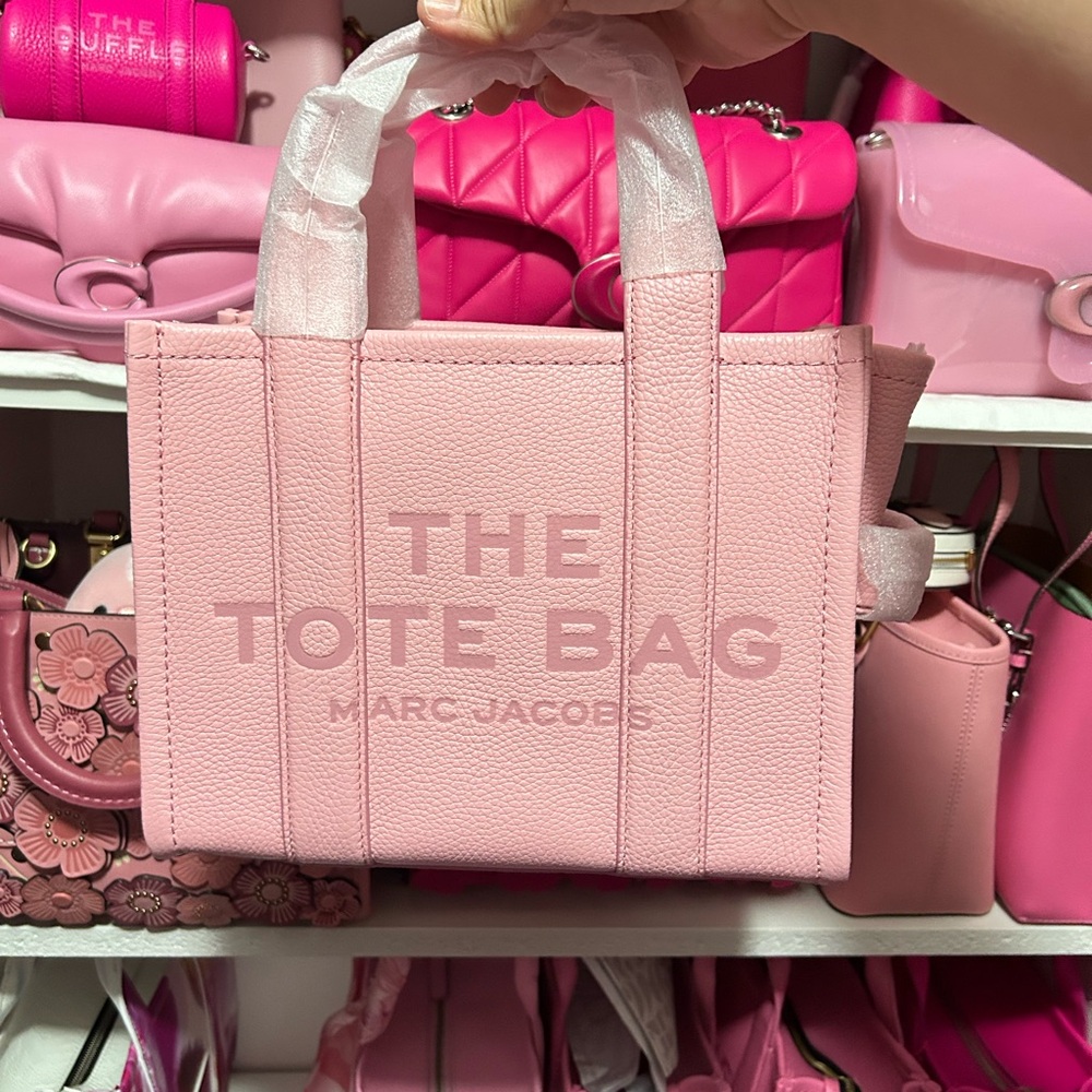 NWT Marc Jacobs small tote bag in Ribbon pink